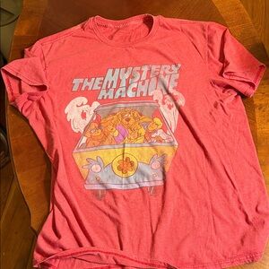Mystery Machine Graphic Tee - Vibrant Red